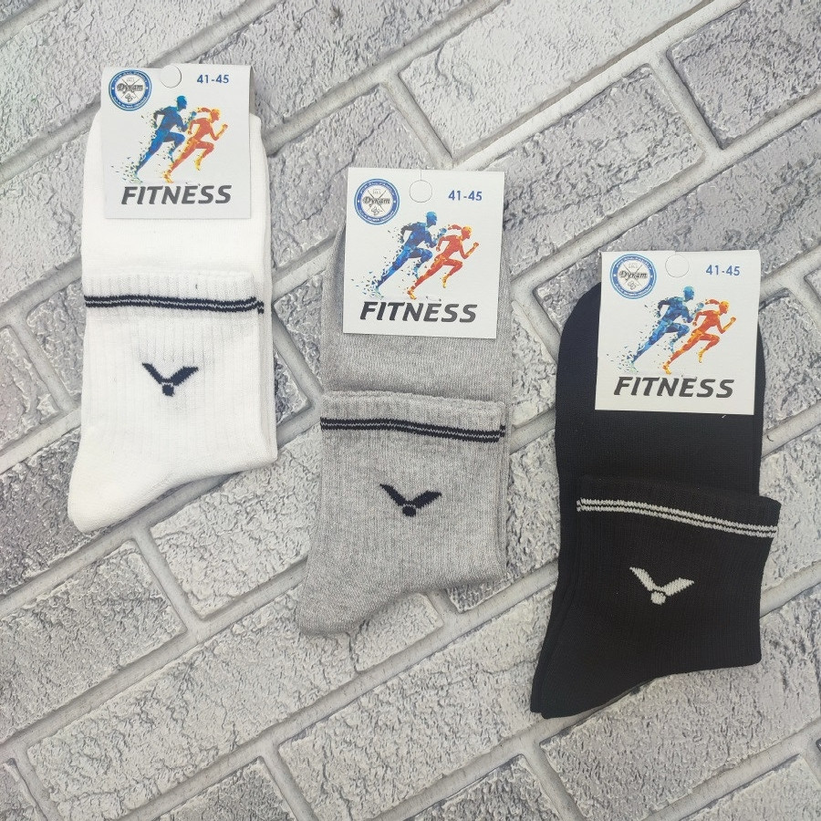 Шкарпетки чоловічі середні весна/осінь р.41-45 асорті з малюнком FITNESS ДУКАТ 30039413