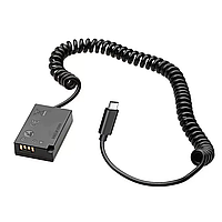 Адаптер питания TYPE C (аккумулятор-пустышка DR-E18) LP-E17, ACK-E18 для Canon Rebel T6i, T7i, T8i / EOS 750D