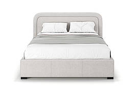 Ліжко двоспальне з підйомним механізмом в спальню Дерево/Тканина Емма 160х200 Шик-Галичина