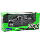 Модель авто 1/24 автомобіль Porsche Cayenne, метал, чорний. У подарунковому боксі з вікном. Якість!, фото 7