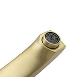 Змішувач для ванни FRAP F3276-3, золотий сатин, фото 3