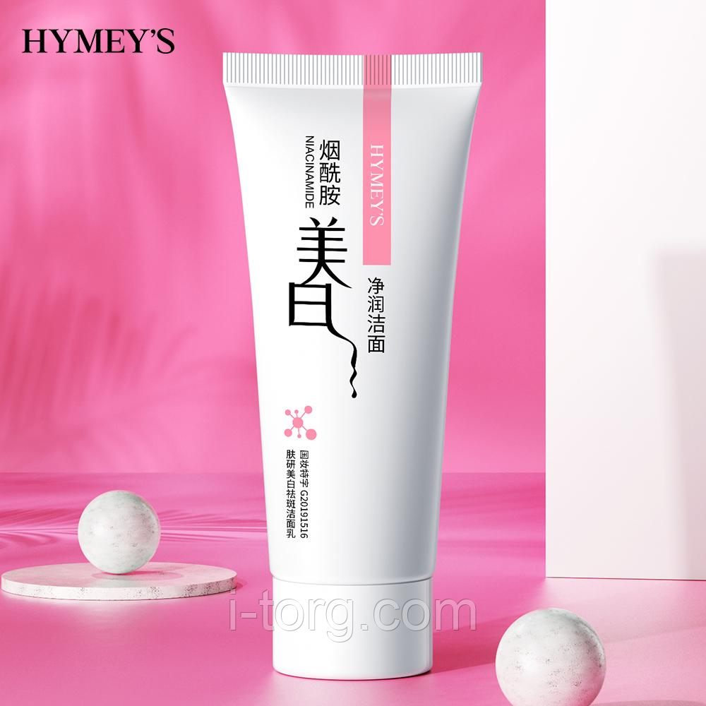 Пінка для вмивання з ніацинамідом Images Niacinamide Whitening Cleanser, 100 г.