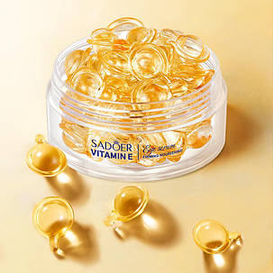 Зміцнююча есенція для очей з вечірньою примулою та вітаміном Е в капсулах SADOER, 0,25г*30шт., фото 2