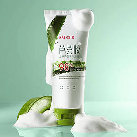 Пенка для умывания с алое Sadoer, 100 г.