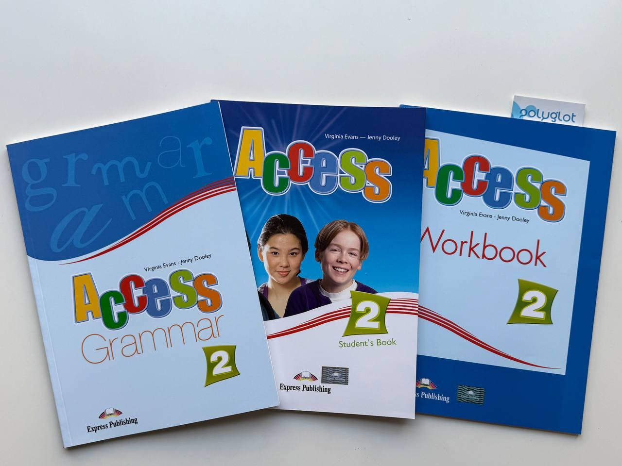 Комплект Access 2 Student's Book + Workbook + Grammar book (Підручник + робочий зошит + граматика), фото 1