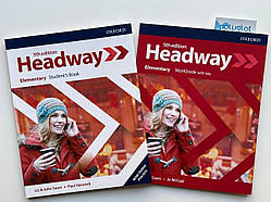 Комплект New Headway 5th Edition Elementary Student's Book + Workbook (Підручник + робочий зошит)