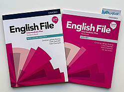 Комплект English File Fourth Edition Intermediate Plus Student book + Workbook (Підручник + робочий зошит)
