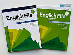 Комплект English File Fourth Edition Intermediate Student book + Workbook (Підручник + робочий зошит)
