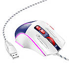 Дротова мишка Hoco GM31 Black White (Чорно-Біла), фото 3