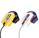 Дротова мишка Hoco GM31 Black White (Чорно-Біла), фото 6