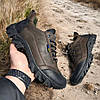 Чоловічі тактичні кросівки шкіряні коричневі військові демісезонні, армійське взуття на весну осінь, розмір 40 41 42 43 44 45, фото 6