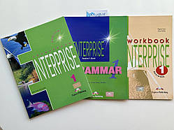 Комплект Enterprise 1 Coursebook + Grammar + Workbook (Підручник + робочий зошит)