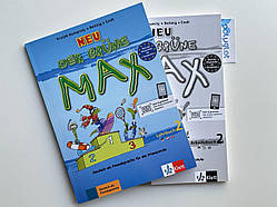 Комплект Der grüne Max Neu 2 Kursbuch + Arbeitsbuch (Підручник + робочий зошит)
