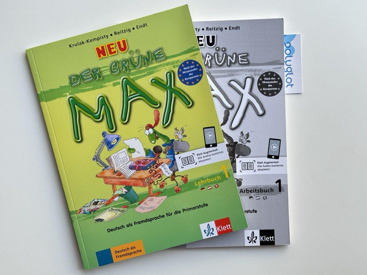 Комплект Der grüne Max Neu 1 Kursbuch + Arbeitsbuch (Підручник + робочий зошит), фото 1