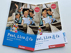 Комплект Paul, Lisa und Co Starter Kursbuch + Arbeitsbuch (Підручник + робочий зошит)