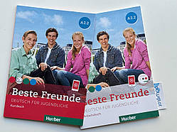 Комплект Beste Freunde A2.2 Kursbuch + Übungsbuch (Підручник + робочий зошит)