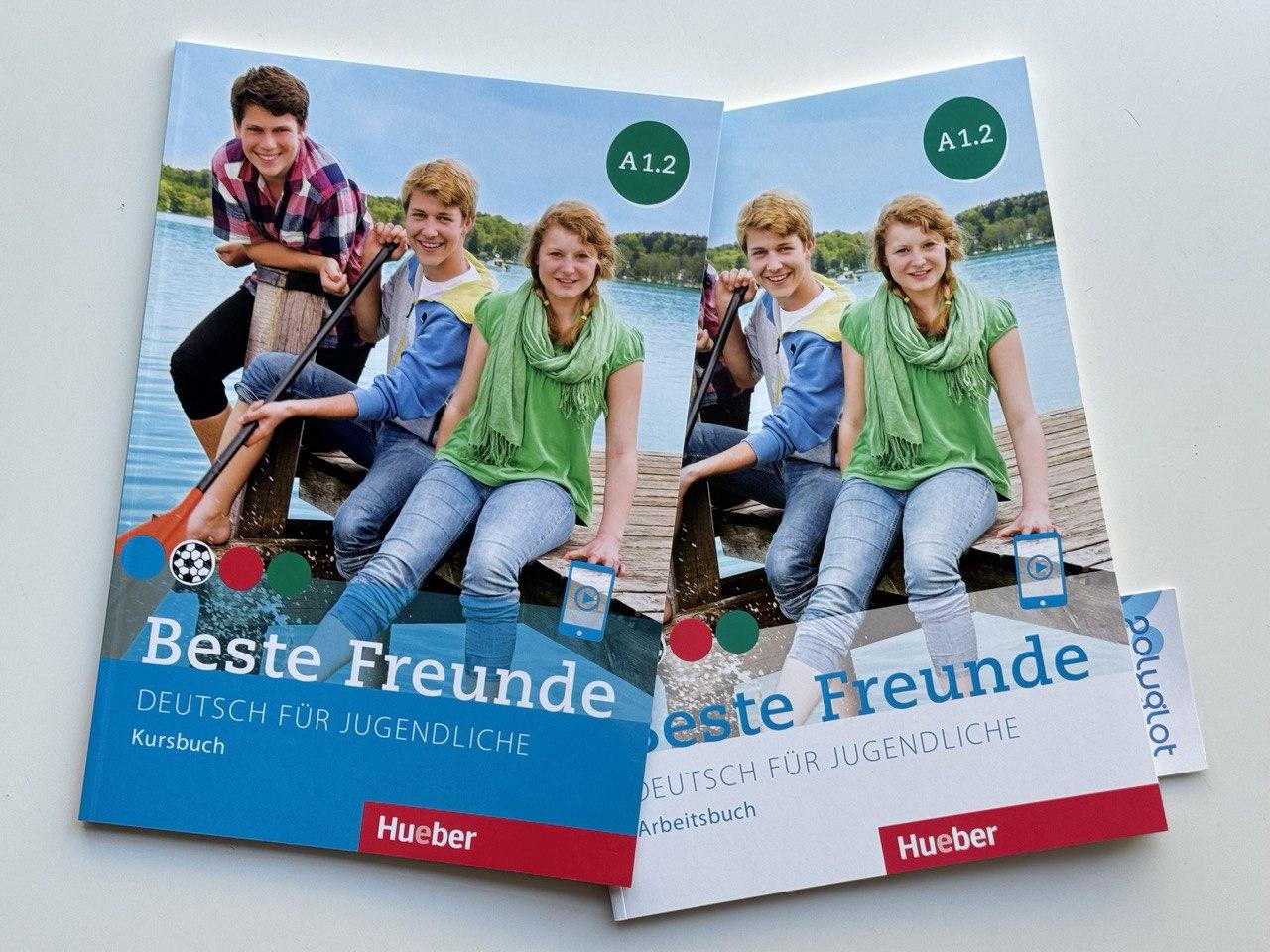 Комплект Beste Freunde A1.2 Kursbuch + Übungsbuch (Підручник + робочий зошит), фото 1