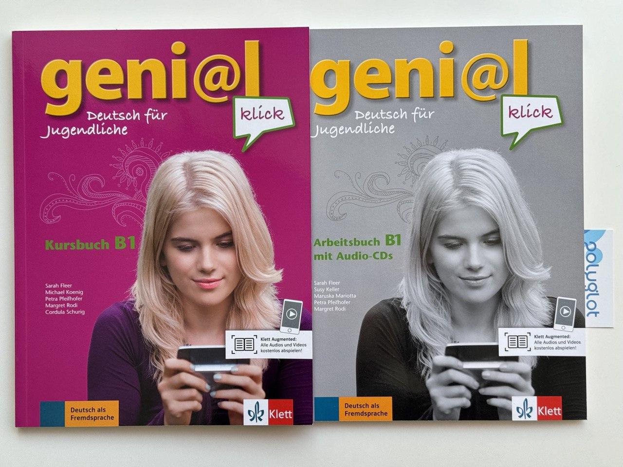 Комплект Geni@l klick B1 Kursbuch + Übungsbuch (Підручник + робочий зошит), фото 1