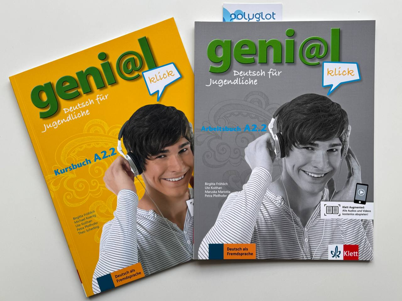 Комплект Geni@l klick A2.2 Kursbuch + Übungsbuch (Підручник + робочий зошит), фото 1