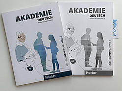 Комплект Akademie Deutsch A2+ Kursbuch + Arbeitsbuch (Підручник + робочий зошит)