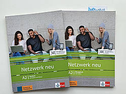 Комплект Netzwerk neu А2 Kursbuch + Arbeitsbuch (Підручник + робочий зошит)