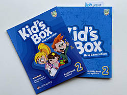 Комплект Kid's Box New Generation 2 Pupil's Book + WorkBook (Підручник + робочий зошит)