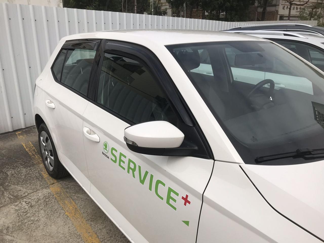 Дефлектори вікон (вітровики) для Skoda Fabia III 2014+ HB 4шт (HIC), фото 1