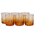 Набір із 6 скляних склянок для віскі "Стиль віскі" в оригінальному дизайні 300 мл, фото 3