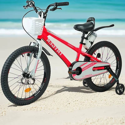 Дитячий рожевий велик лисапед 20" дівчинці від 8 років Велосипед для активного способу життя Кошик Дзвінок Гальмо