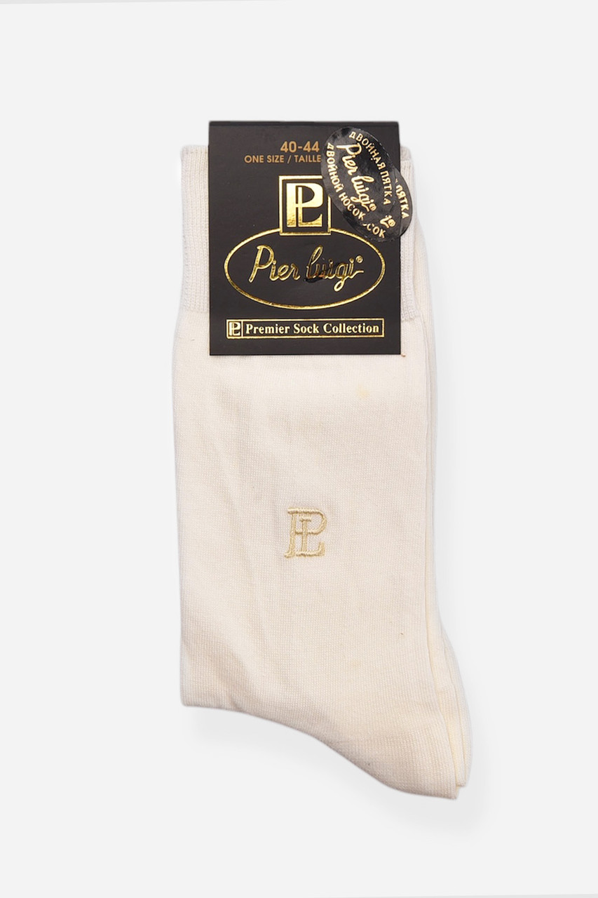 Шкарпетки чоловічі демісезонні молочного кольору р.40-44 198566S, фото 1