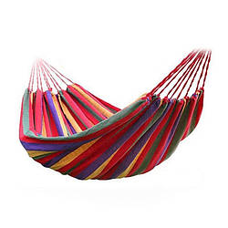 Гамак туристичний Magic line зручний 170x65cm red mix