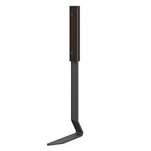 Набір для чистки каміну 28х33х10 см SAVEN Set 1 S black: совок, кочерга, щітка (на стіну/на підлогу), фото 4