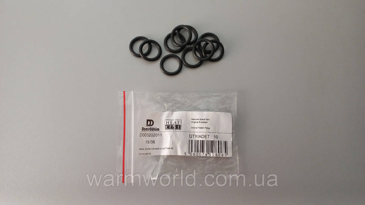 D003202011 Прокладка, О-кільце, Oring 17.4 x 3.53 Protherm *