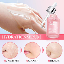 Сироватка для обличчя з екстрактом сакури Sadoer Collagen Sakura Elastik Moist Hydrate Serum, 30 мл., фото 4