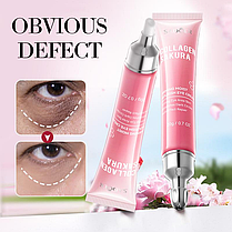 Крем для еластичної шкіри під очима із колагеном та сакурою Sadoer Collagen Sakura Elasticity Eye Cream, 20 г., фото 3