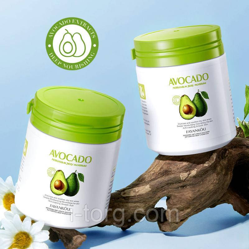 Заспокійливий крем проти тріщин з авокадо та вазеліном FAYANKOU, 170г.