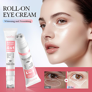 Кульковий зволожуючий крем для очей Sadoer 4 in 1 Repair & Nourish Eye Cream, 20 г., фото 2