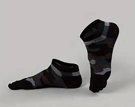 Набір чоловічі короткі шкарпетки з пальцями (40-43) 5 пар камуфляж, фото 3