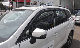 Дефлектори вікон (вітровики) для Subaru Forester 2013+ 4шт (HIC)