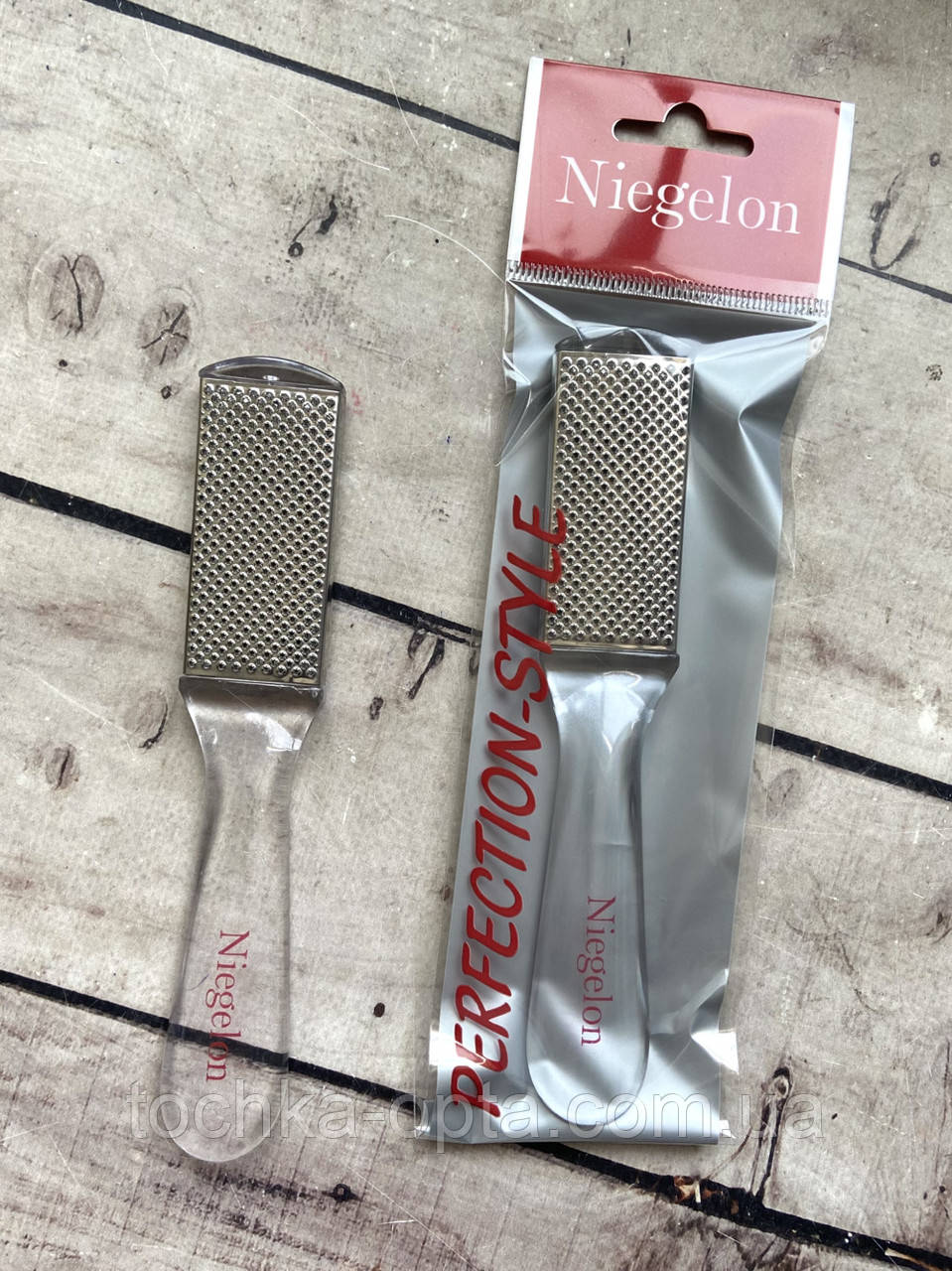 Тертка для п'ят Niegelon двостороння