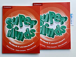 Комплект Super Minds 4 Student's Book + WorkBook (Підручник + робочий зошит)
