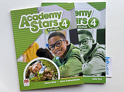Комплект Academy Stars 4 Pupil's Book + WorkBook (Підручник + робочий зошит)