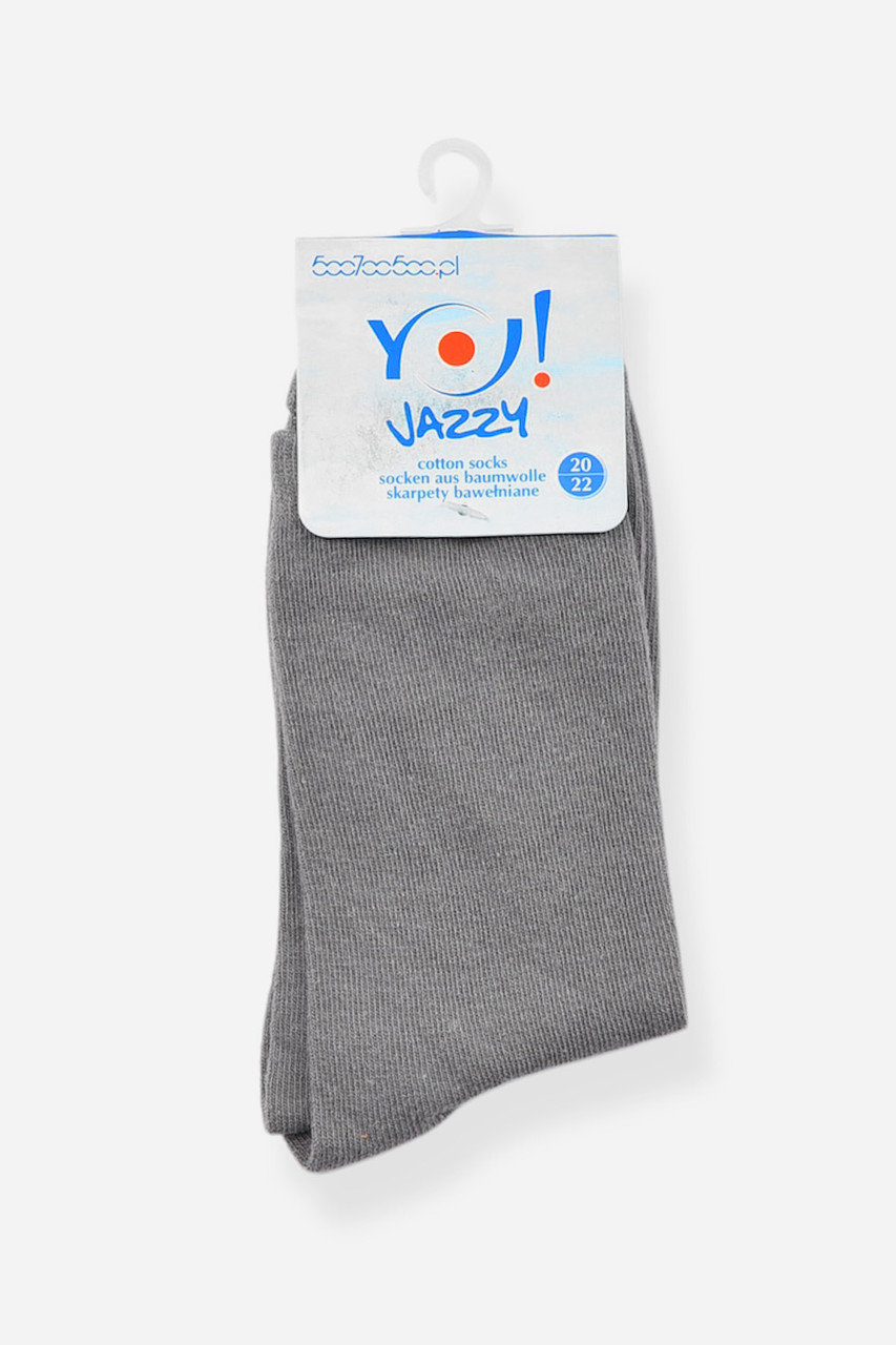 Шкарпетки дитячі демісезонні сірого кольору р.18-20 198498S, фото 1