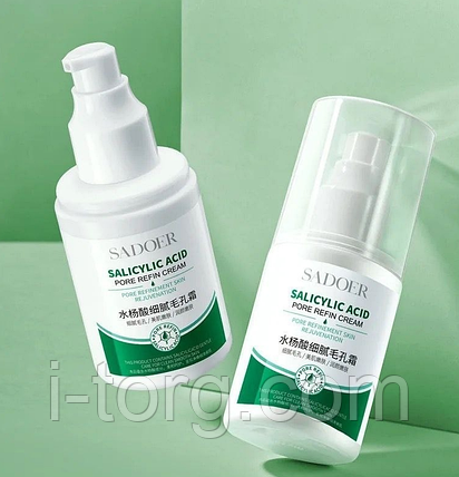 Лікувальний крем проти акне та забитих пір з саліциловою кислотою Sadoer, 100 г., фото 2