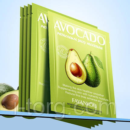 Заспокійлива маска з авокадо та вазеліном FAYANKOU, 30г., фото 1
