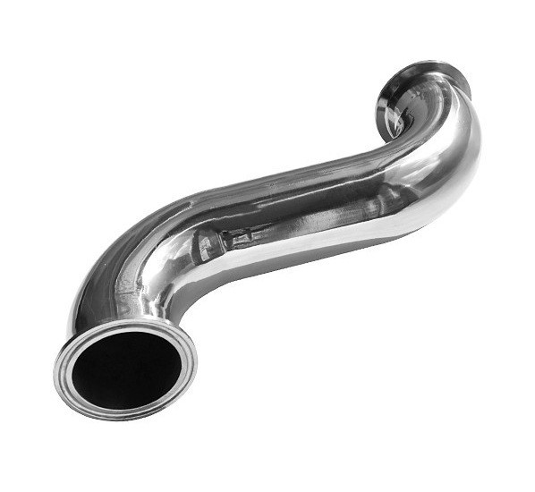 Коліно 2 дюйма обхід витяжки кламп (51мм) тм БУДЬМО, фото 1