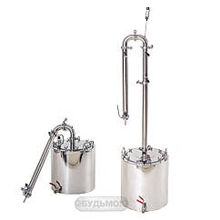 Апарат побутовий дистилятор колона бражная з дефлегматором "Віраж" Будьмо 1,5 дюйма