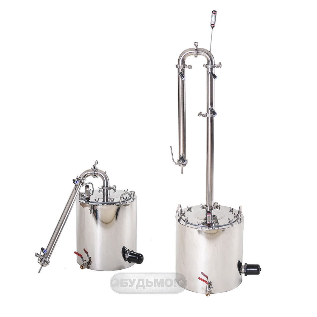Апарат побутової дистилятор колона з дефлегматором "Форсаж Електро" Будьмо 2 дюйма бак 43 літри, фото 1