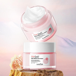 Крем, що зволожує і звужує пори SADOER Himalayan Pink Salt Pore Firming Hydrating Facial Cream, 50 г., фото 1