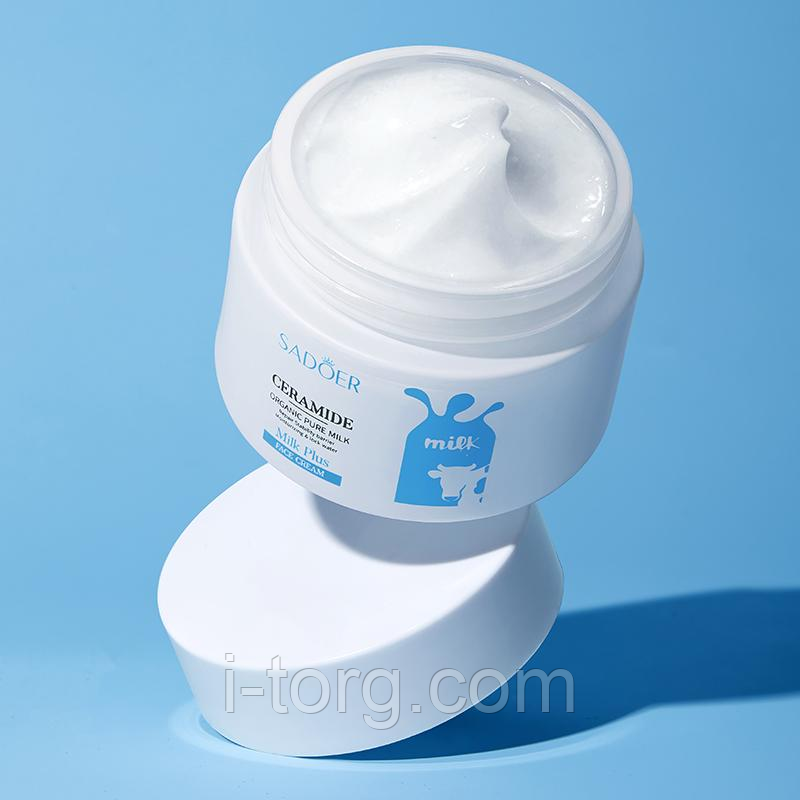 Крем для обличчя з керамідами Sadoer Milk Ceramide, 50г
